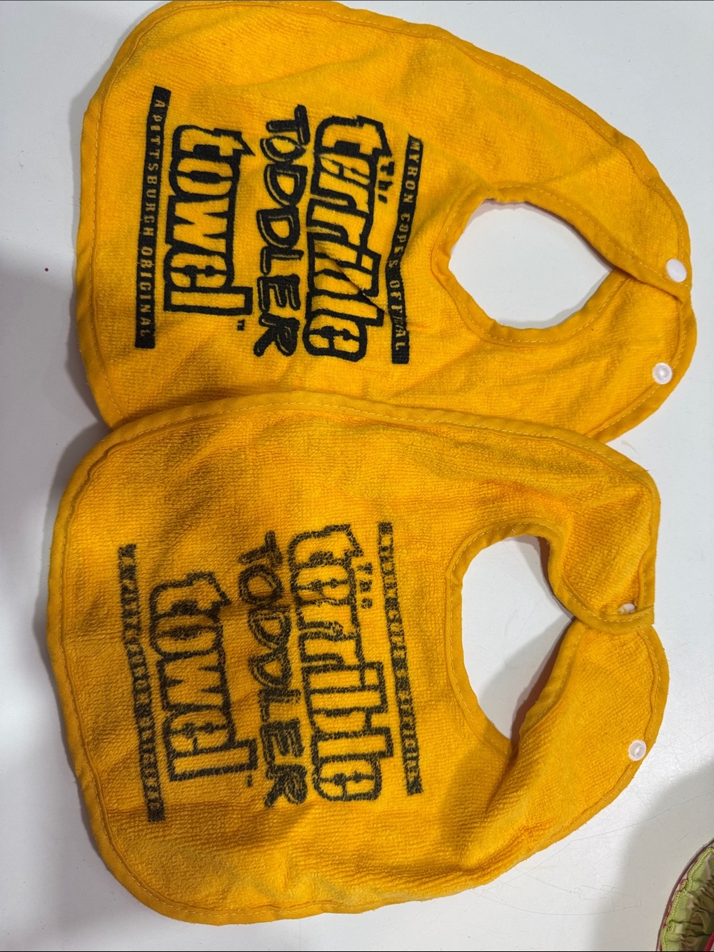 Terrible towel bibs